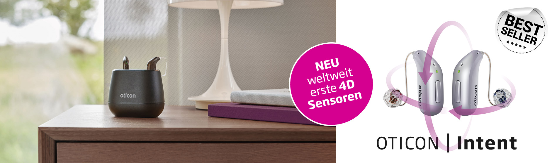Oticon Intent Hörgerät Sliderbild