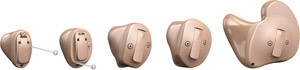 Oticon Own Hörgerät verschiedene Bauformen IIC, ITE, IdO, CIC Produktabbildung