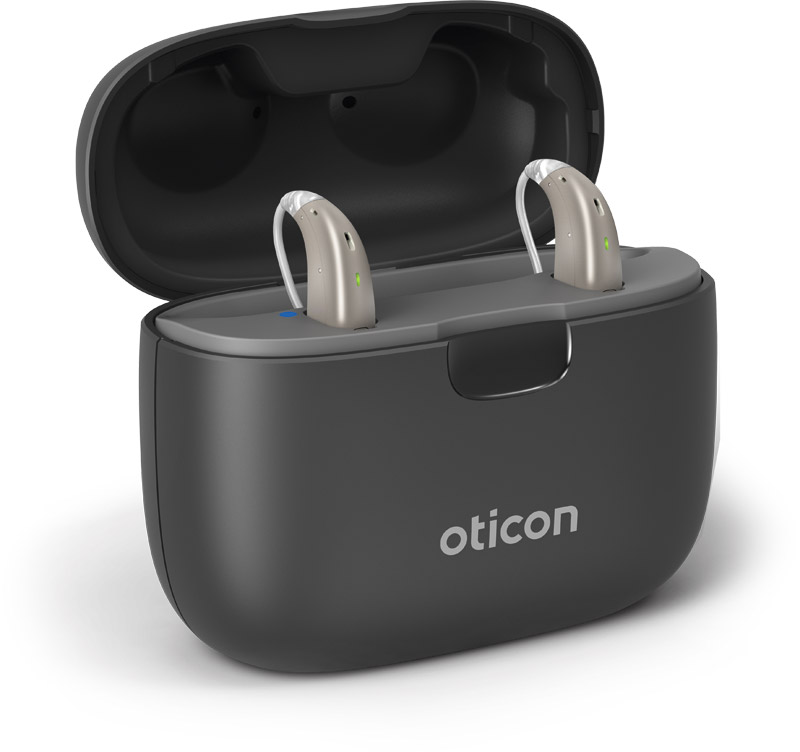 Oticon Zircon 2 Hörgeräte im SmartCharger
